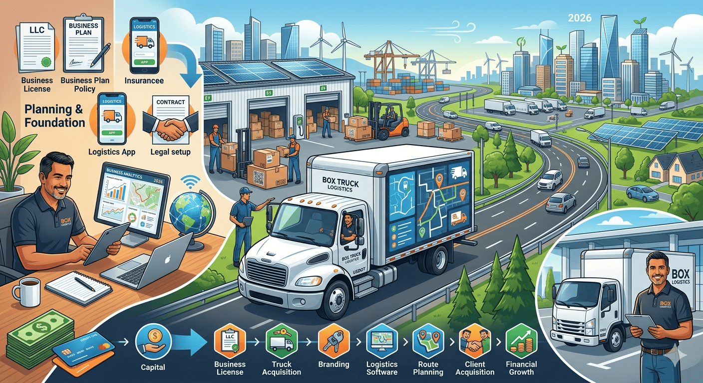 starting a box truck business